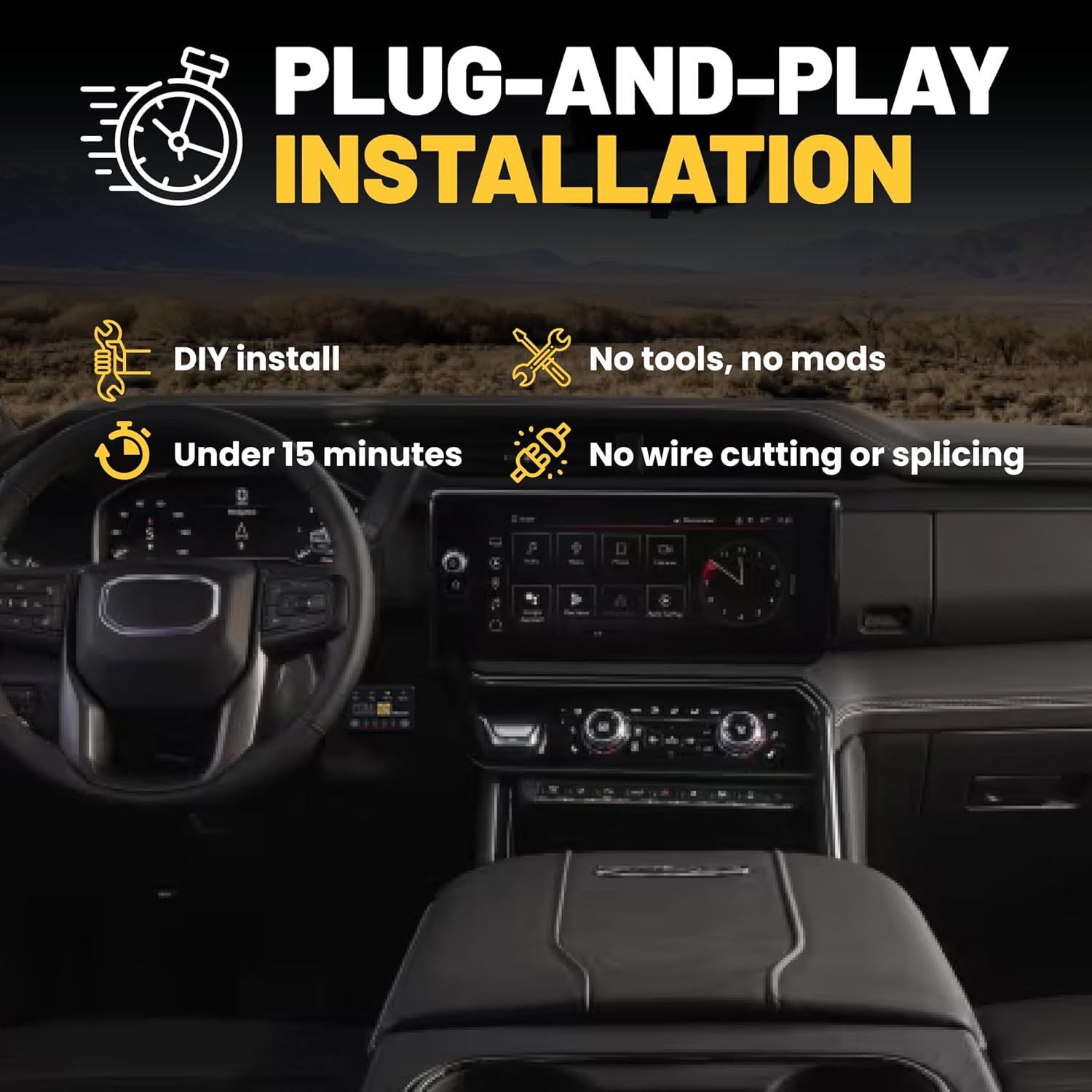 PEDAL COMMANDER Throttle Response Controller Compatible with GMC Sierra 2500HD, 3500HD 2020-2026, 5th Gen - Plug-and-Play, 4 Modes & App Control, Throttle Controller Off-Road Mods, Sierra Accessories