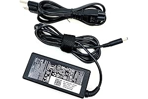 Genuine Dell AC Adapter 65W Charger Compatible with D1000 Docking Station, Includes Charger, Power Cable