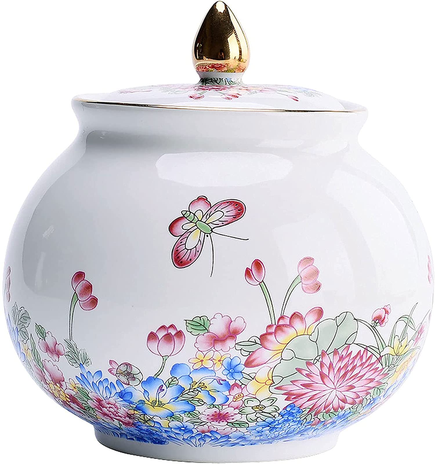 Urnes pour cendres humaines en céramique florale souvenir de crémation