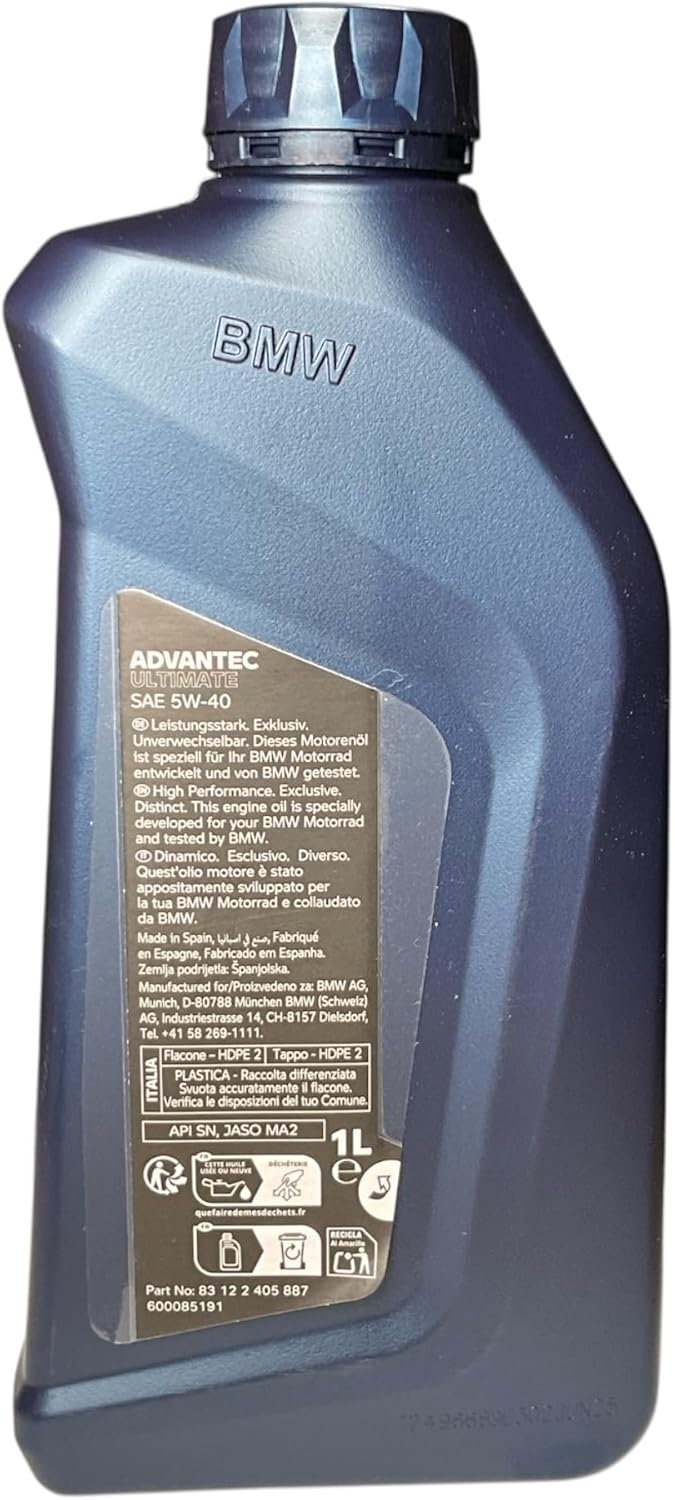 BMW Motorrad Advantec 5W-40 Motor Oil