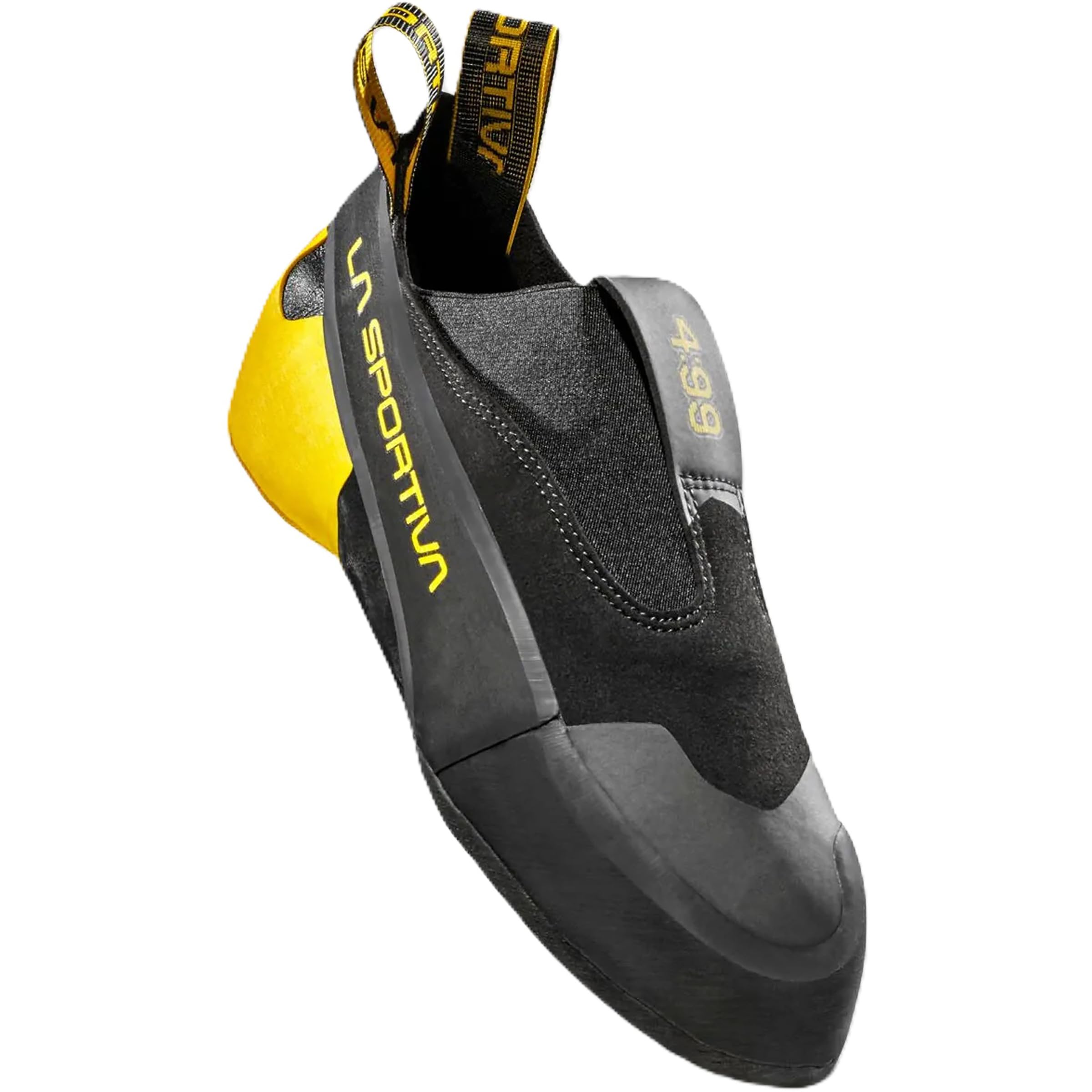 LA SPORTIVA Unisex Cobra 4.99 Scarpe da Arrampicata, Black-Yellow, 41.5