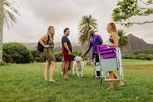 Miniatura 5 de PICNIC TIME NCAA Clemson Tigers - Silla deportiva con mesa auxiliar, silla de playa, silla de campamento para adultos
