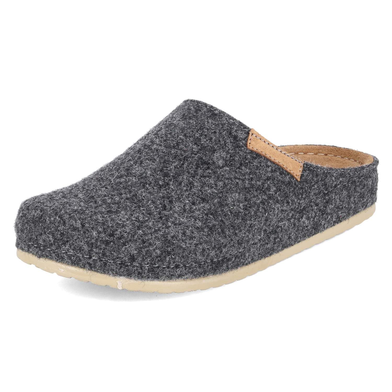 8125-21-923 DK.Grey - Sandalias de fieltro para mujer, color gris