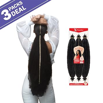 Outre Crochet Braids X-Pression Twisted Up 3X Springy Afro Twist 24 (3-pack, 2)