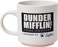 Vista 8 de Silver Buffalo The Office Icons and Logo - Paquete de 2 tazas de cerámica, 13 onzas