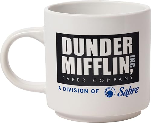 Miniatura 8 de Silver Buffalo The Office Icons and Logo - Paquete de 2 tazas de cerámica, 13 onzas