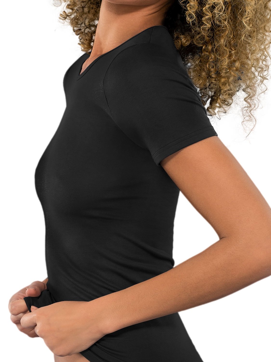 Pompadour Damen Shirt 1/4 Arm Intime