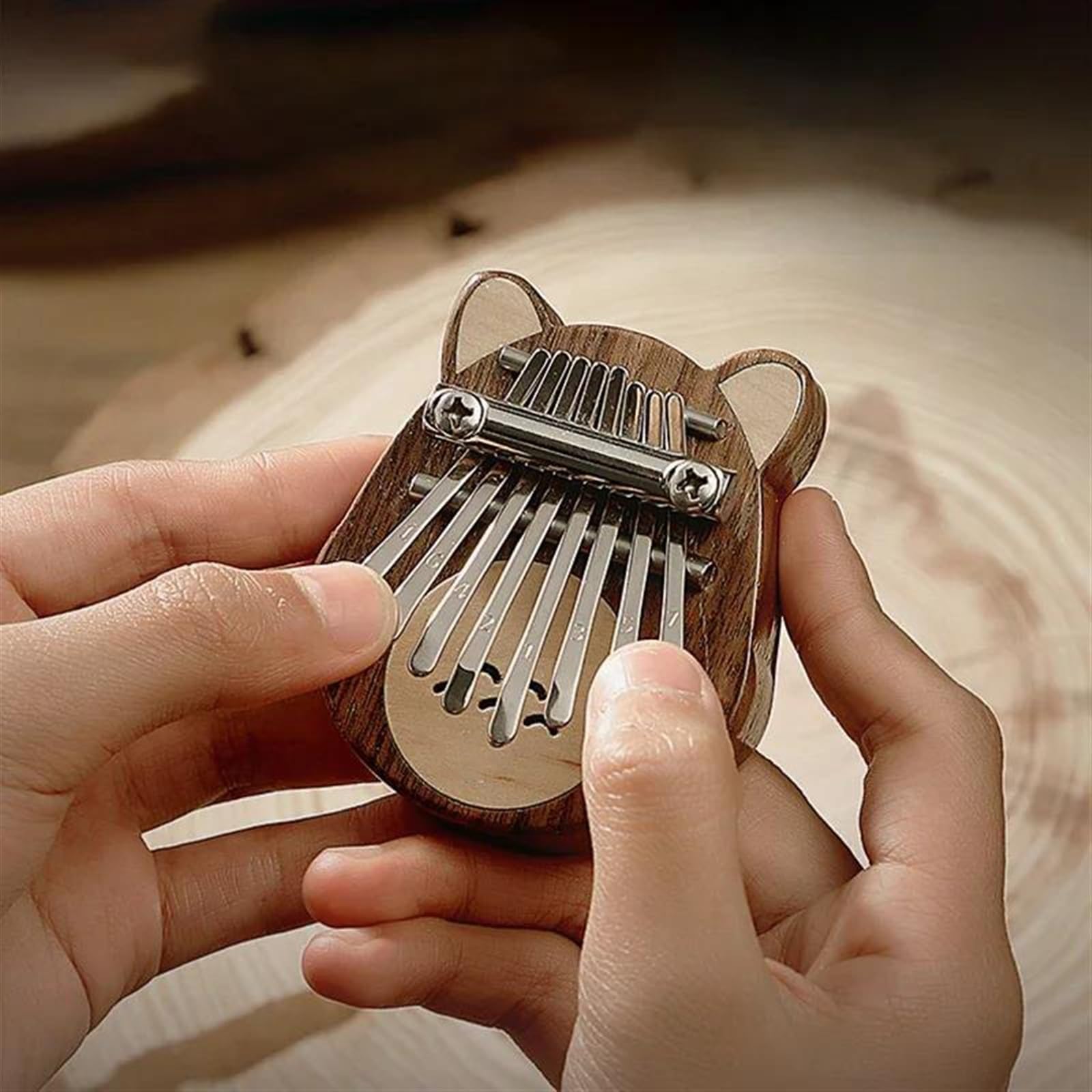 Piano De Pulgar Kalimba Kalimba Chino Pequeño De 8 Teclas Tablero Plano Mini Kalimba Instrumentos Musicales De Madera Regalos