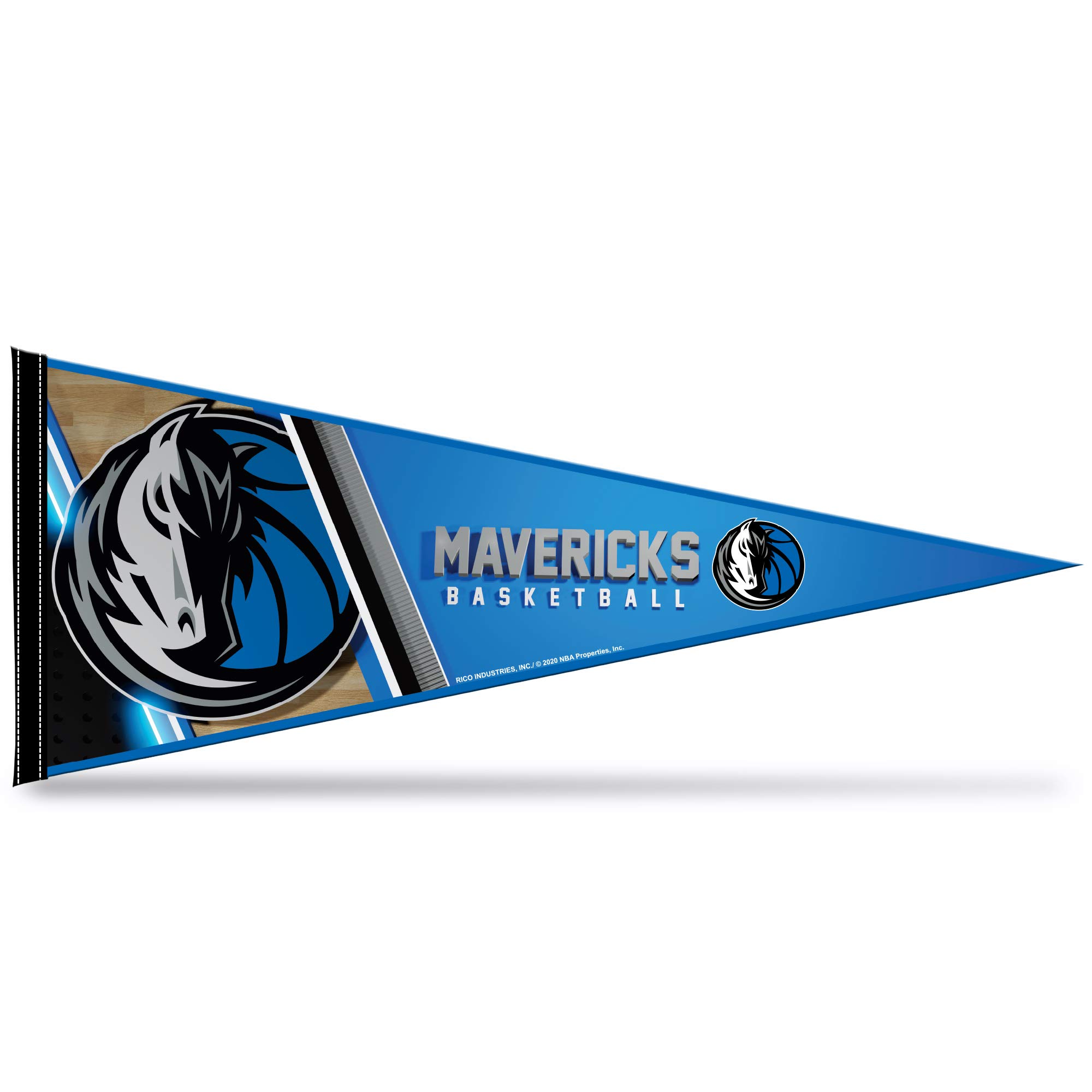 Rico Industries NBA Basketball 12" x 30" Felt Wall Décor Pennant - Great for Home/Bed Room/Man Cave Décor