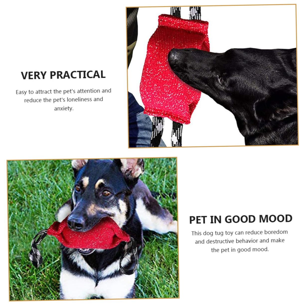 Toddmomy 2piezas Cojín De Morder para Perros Juguete De Entrenamiento Agil para Perros Resistente y Duradero para Ejercicio y Reducción De Ansiedad