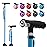 BeneCane Walking Cane for Women Folding Cane for Men with Two Led Lights Quad Cane with Stable Base Lightweight and Adjustable Walking Stick