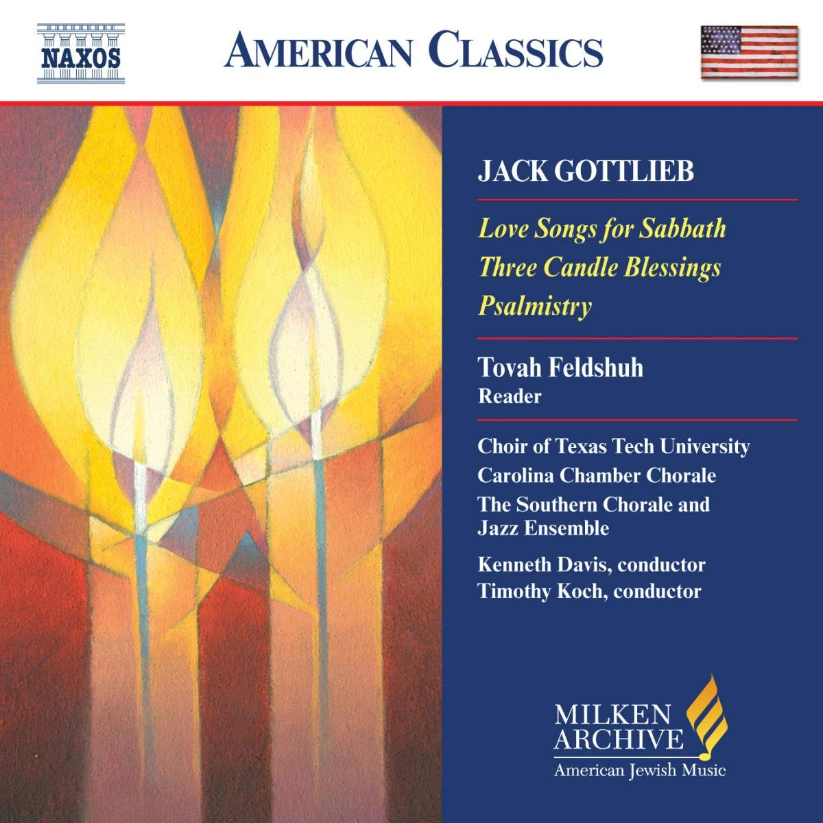 GOTTLIEB: Love Songs for Sabbath / Three Candle Blessings / Psalmistry