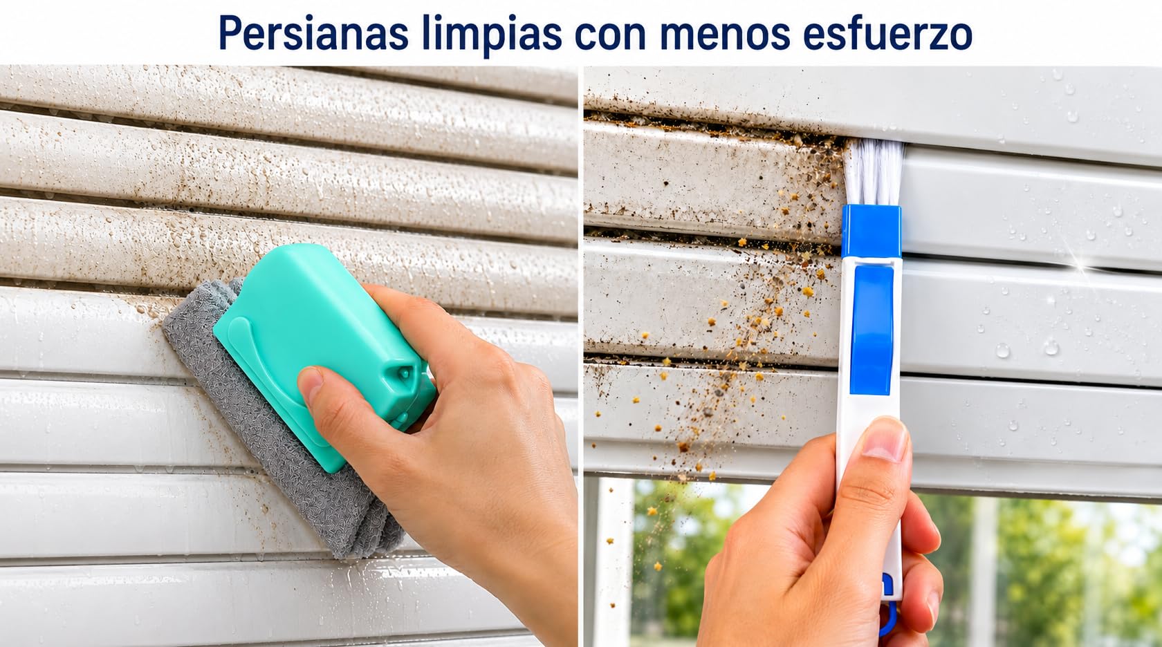 Pack 10 Cepillos Limpieza Hogar Multifunción Limpia Ventanas - Ideal como Limpiador de Ventanas, Limpiador Ventanas Rieles, Limpiar Persianas, Cepillo mosquitera, Cepillo Juntas, Cepillo de Limpieza