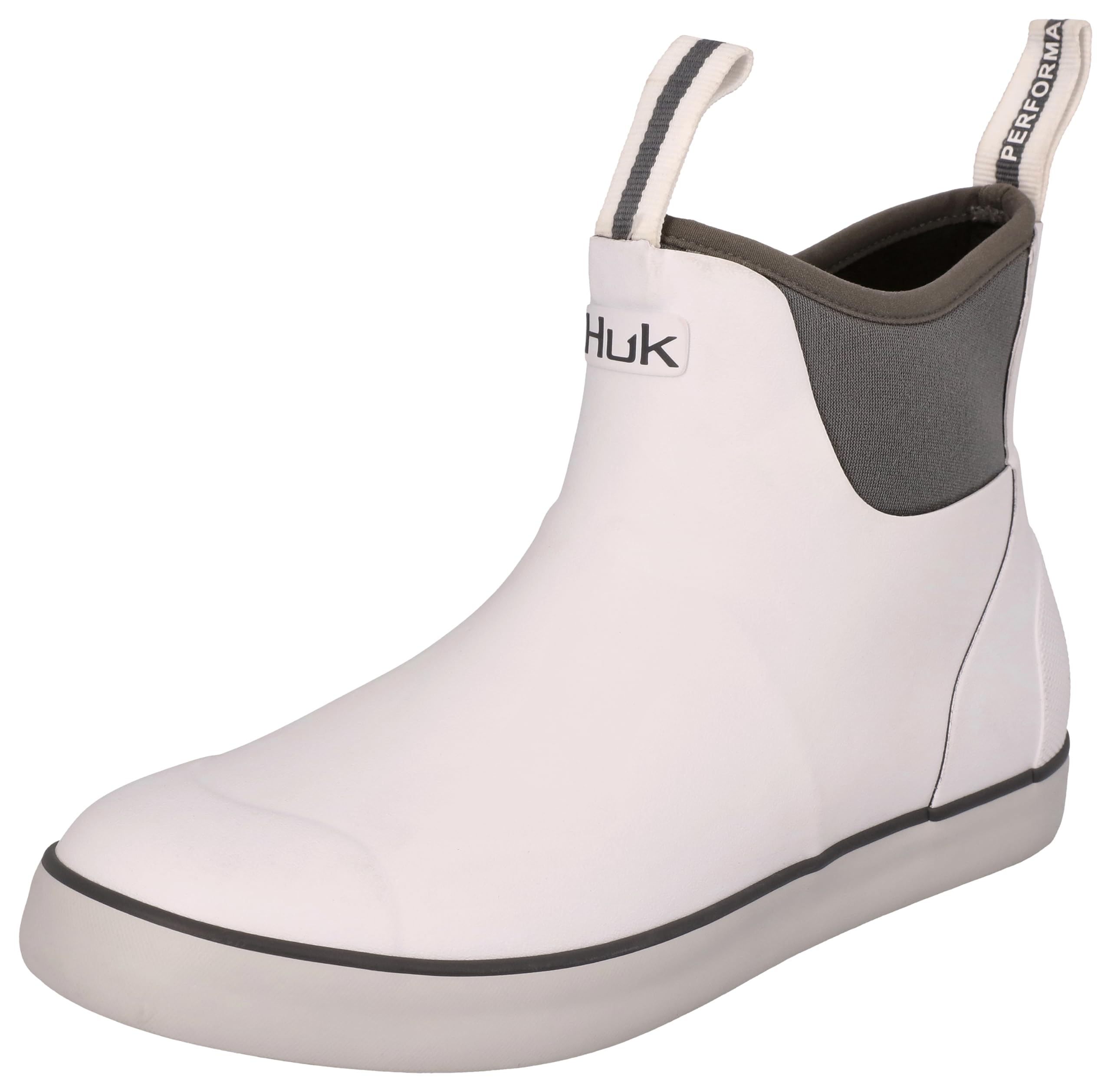 HUK Womens Rogue Wave Shoe | High-Performance Fishing & Deck Boot, Solid - White, 7