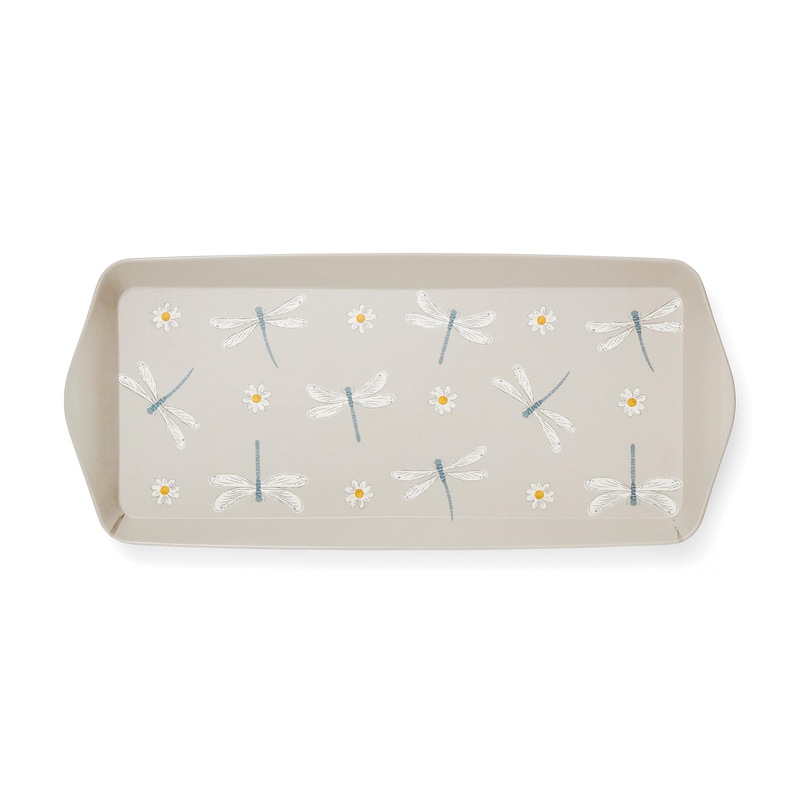 Cooksmart British Designed Large Serving Tray | Dinner Tray For Multiple Uses Around The Home (English Meadow - S)