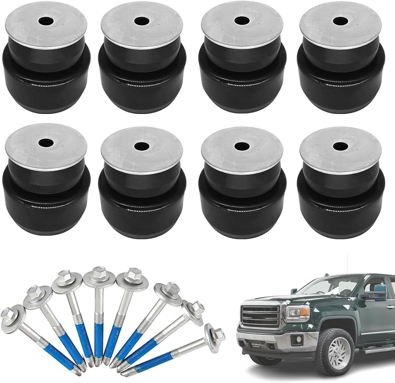 Kit de buchas e parafusos do suporte da cabine ZoltekOrin 7-141 para Silverado e Sierra 1500/2500 – 16 unidades
