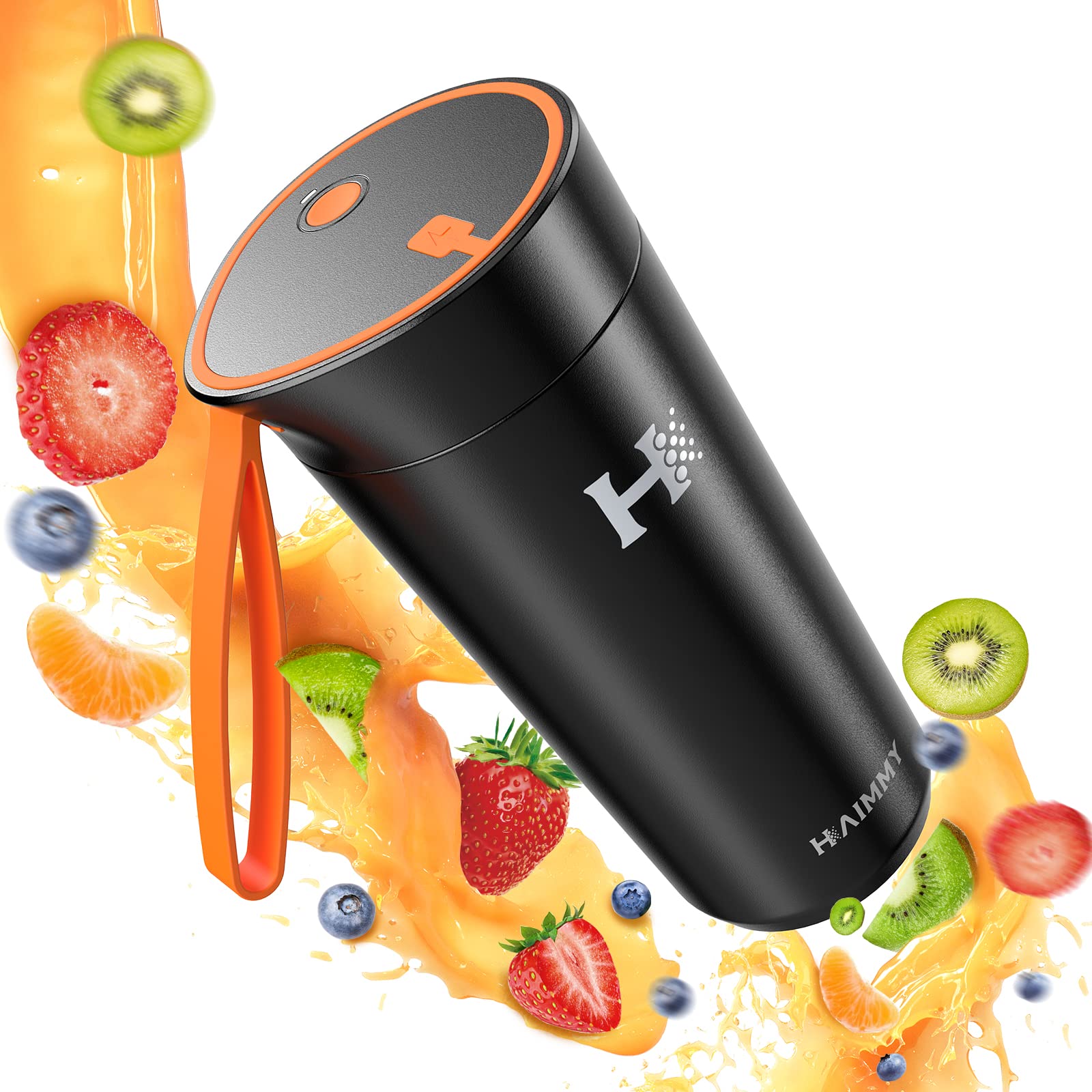 Juice Blender Haimmy Stainless Steel Personal Blender for Smoothies and Shakes Mini Blender