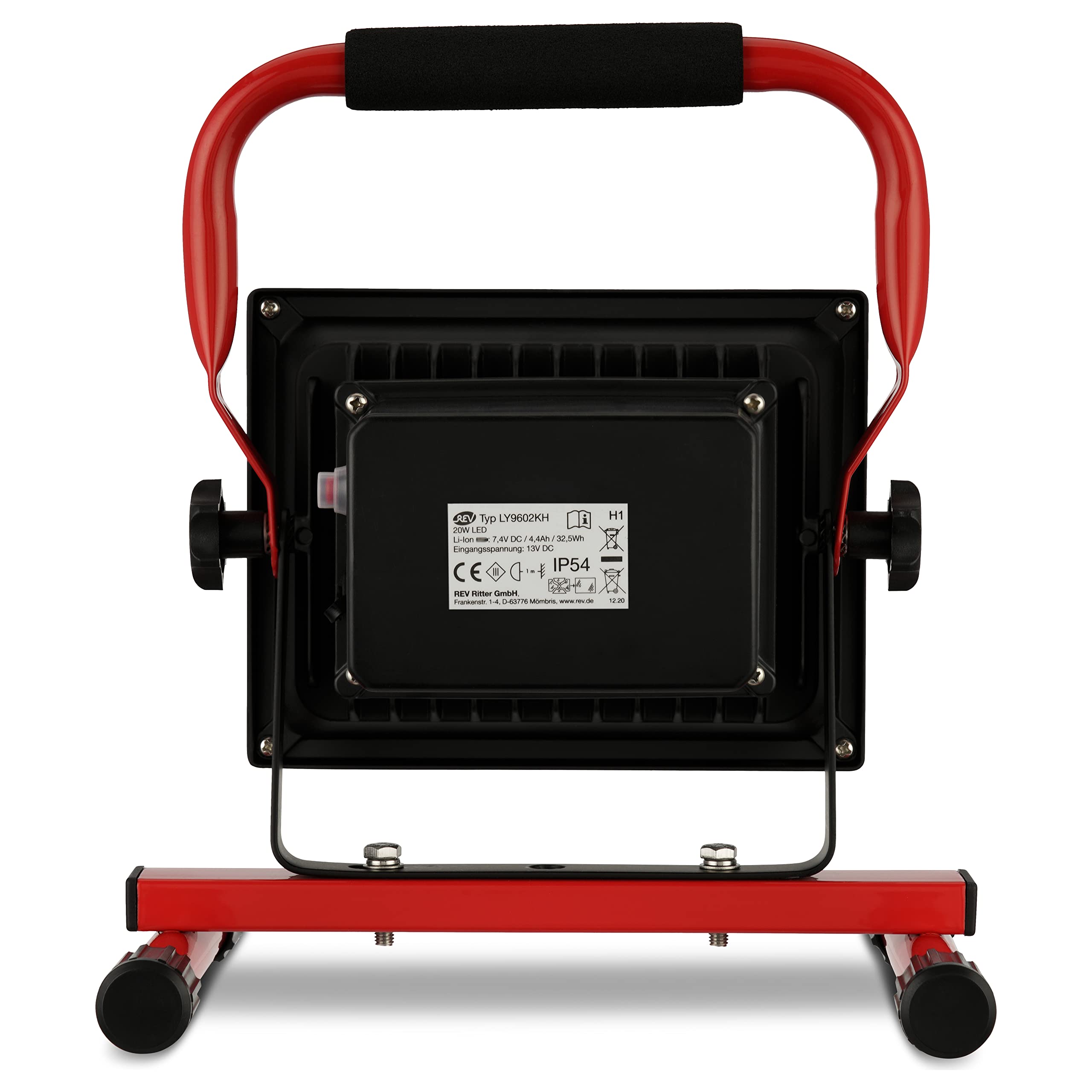 REV 2706322000 Battery-Powered LED Work Light with Battery, 20 W 