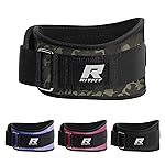 RitFit Weight Lifting Belt - Great for Squats, Lunges, Deadlift, Thrusters - Men and Women - 6 Inch Black/Camouflage