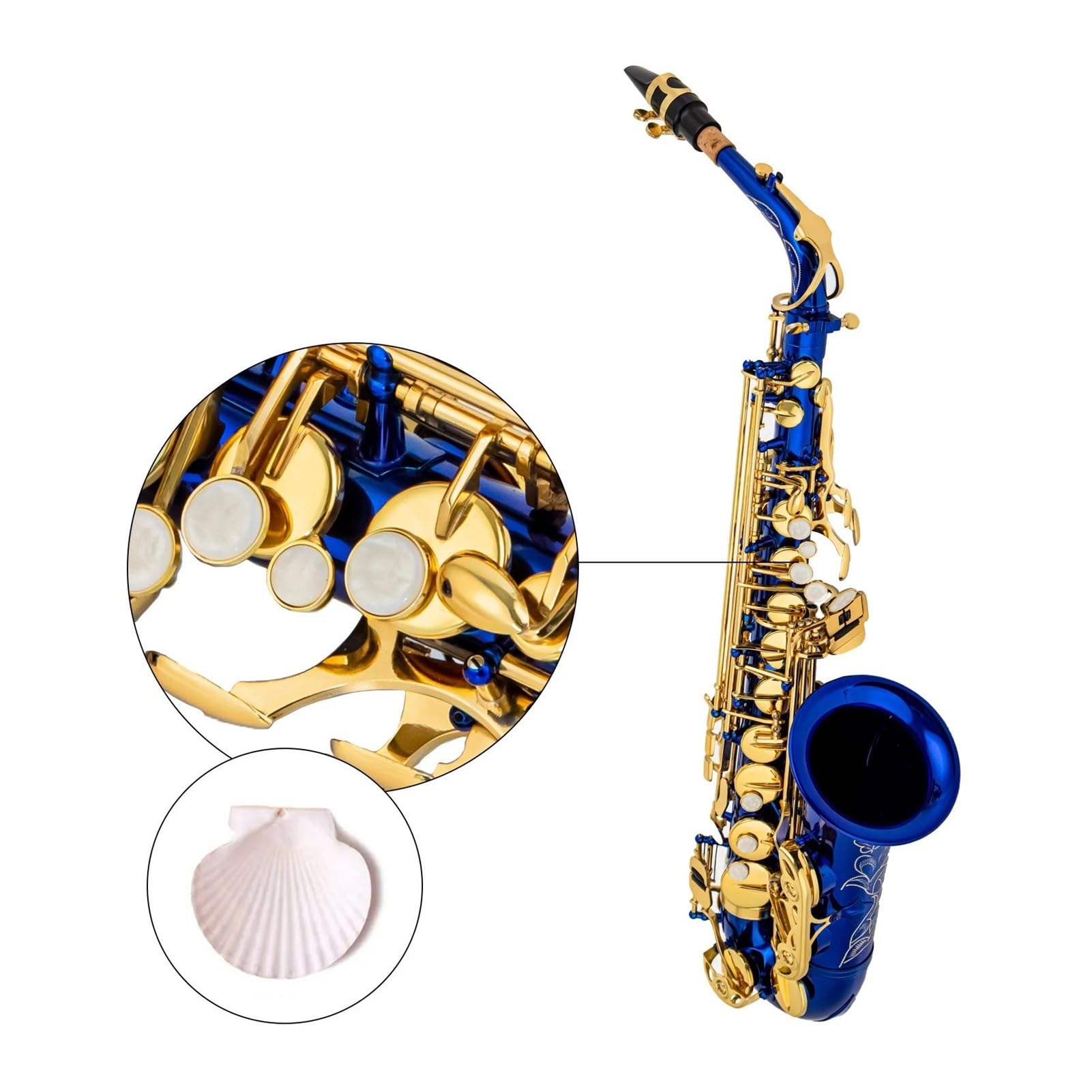 Saksofon altowy Es dur instrument dęty blaszany profesjonalny Instrument saksofonowy