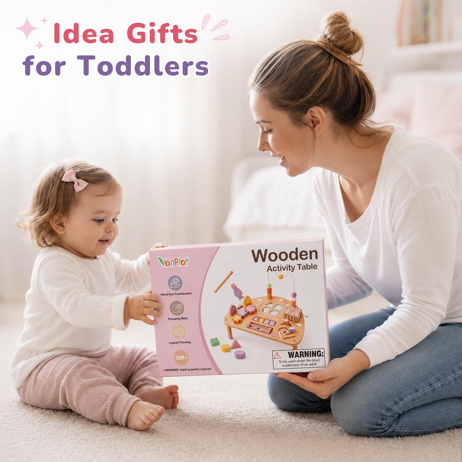 Vanplay Tavolo Bambini Giochi Bambini 2 Anni Giochi Montessori