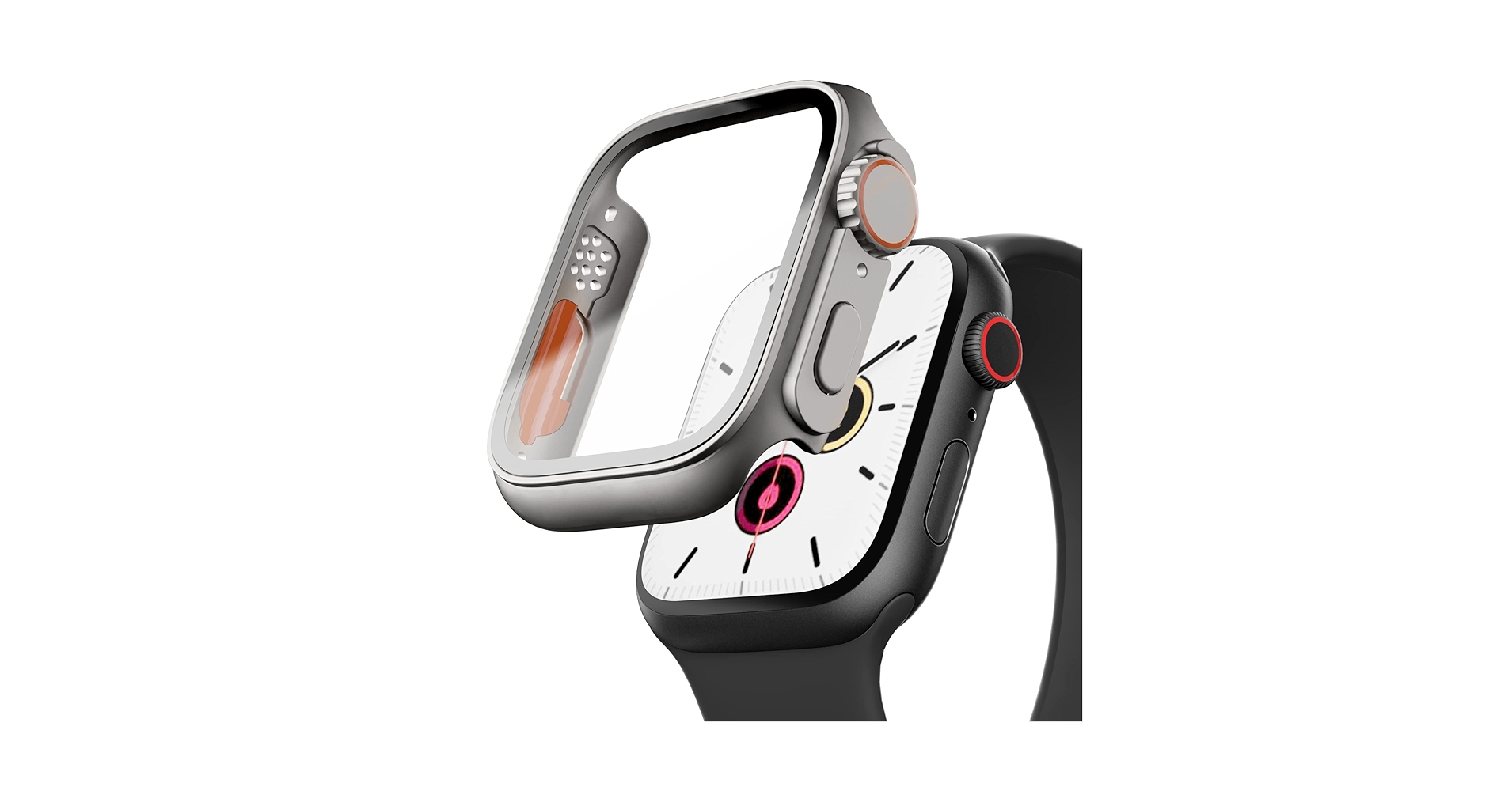 スマホアクセサリー Apple Watch 7 Case Amazon.com: PZOZ Compatible for Apple Watch Series 4/5/6/SE