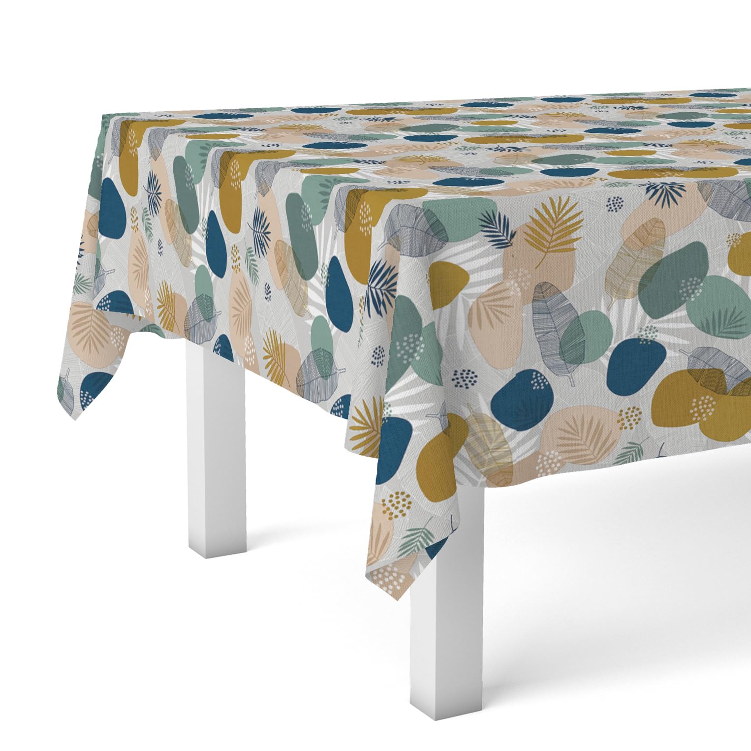 Martina Home Tormes Green Oilcloth Tablecloth 240 x 140 cm
