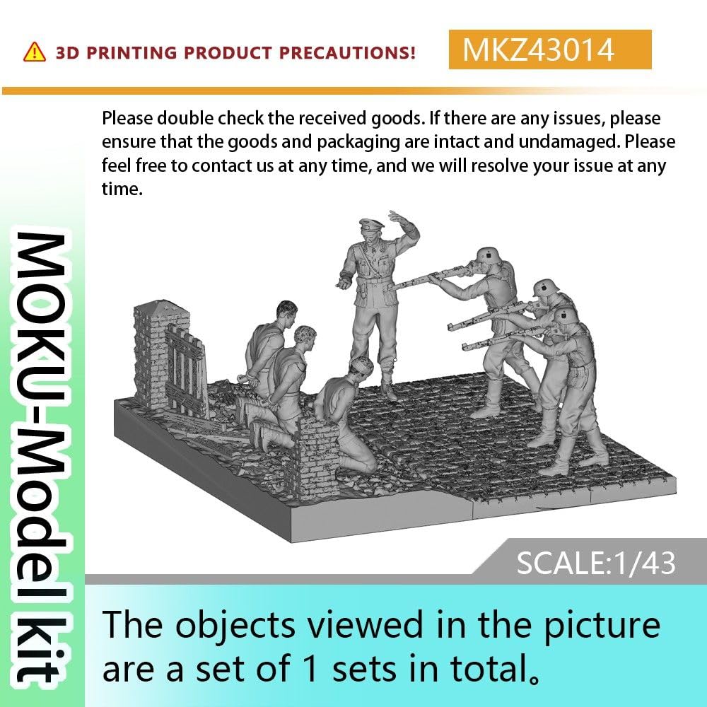 MKZ43014 1/43 Miniaturowy Model Wojskowy Teren Egzekucyjny