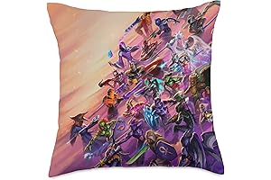 Heroes of Terraria Throw Pillow