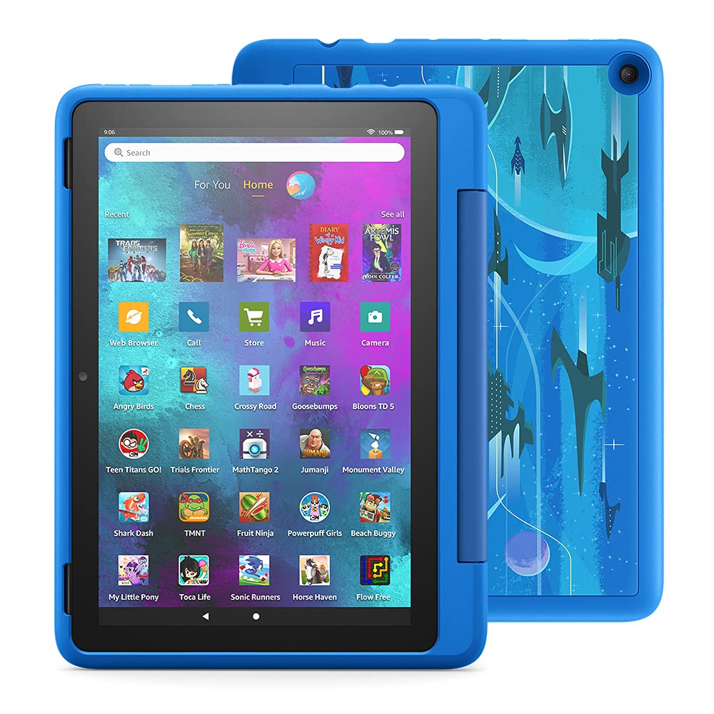 amazon fire hd 10 kids pro tablet, 10.1", 1080p full hd, ages 6–12, 32 gb, named "best tablet for big kids" by good housekeeping, intergalactic