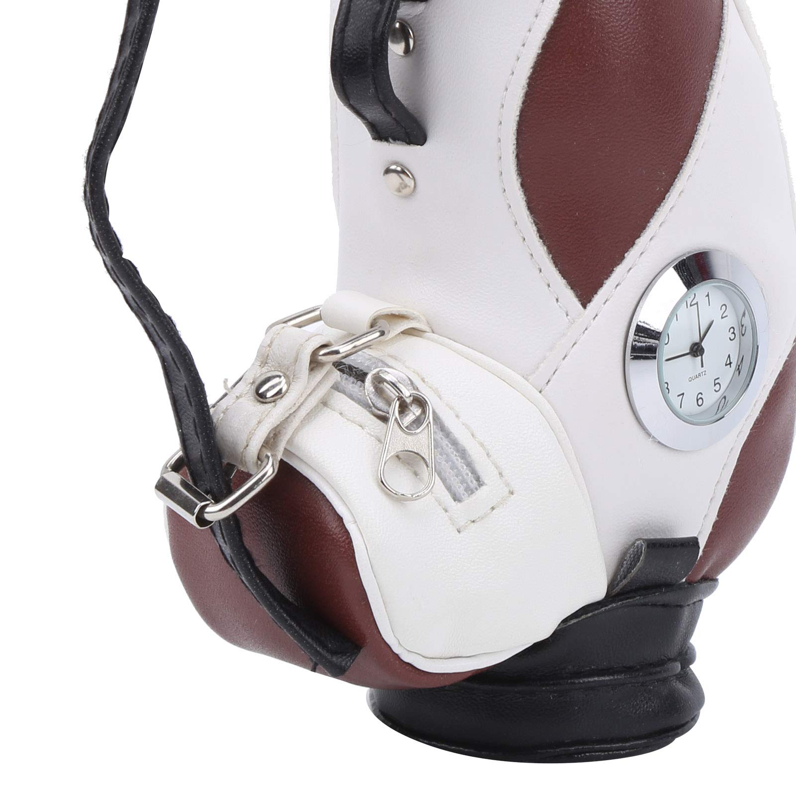 HERCHR Set Penne da Golf, portapenne per Sacca da Golf in Lega di Zinco 3 Penne a Sfera con Base per scrivania da Ufficio per Golfisti, Calze Imbottite, Gadget Antistress
