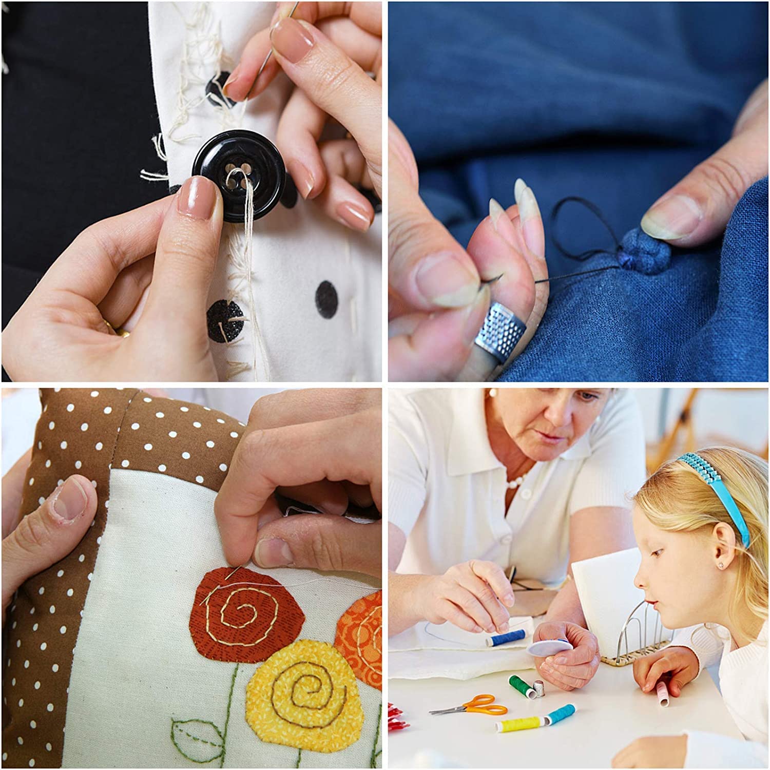 Kit Da Cucito 229 Pezzi - Con Filo, Aghi, Forbici, Portatile Per Viaggi - Foto 4