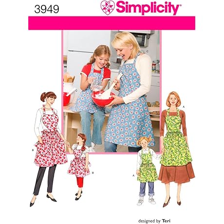 Simplicity Apron Sewing Patterns for Kids and Adults