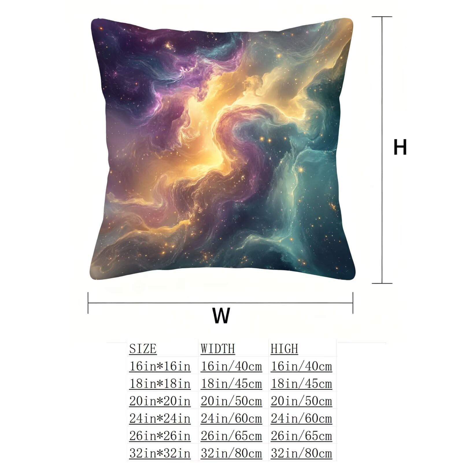 Vistoso Funda Cojin 65x65 SueñO Funda Almohada 65x65 Cojines Sofa Súper Suave Fundas Cojines Decorativos Fundas Almohadas 4 Piezas Cervicales y Cuello, para Hogar Sofa Cama Salon Decoracion E - 123