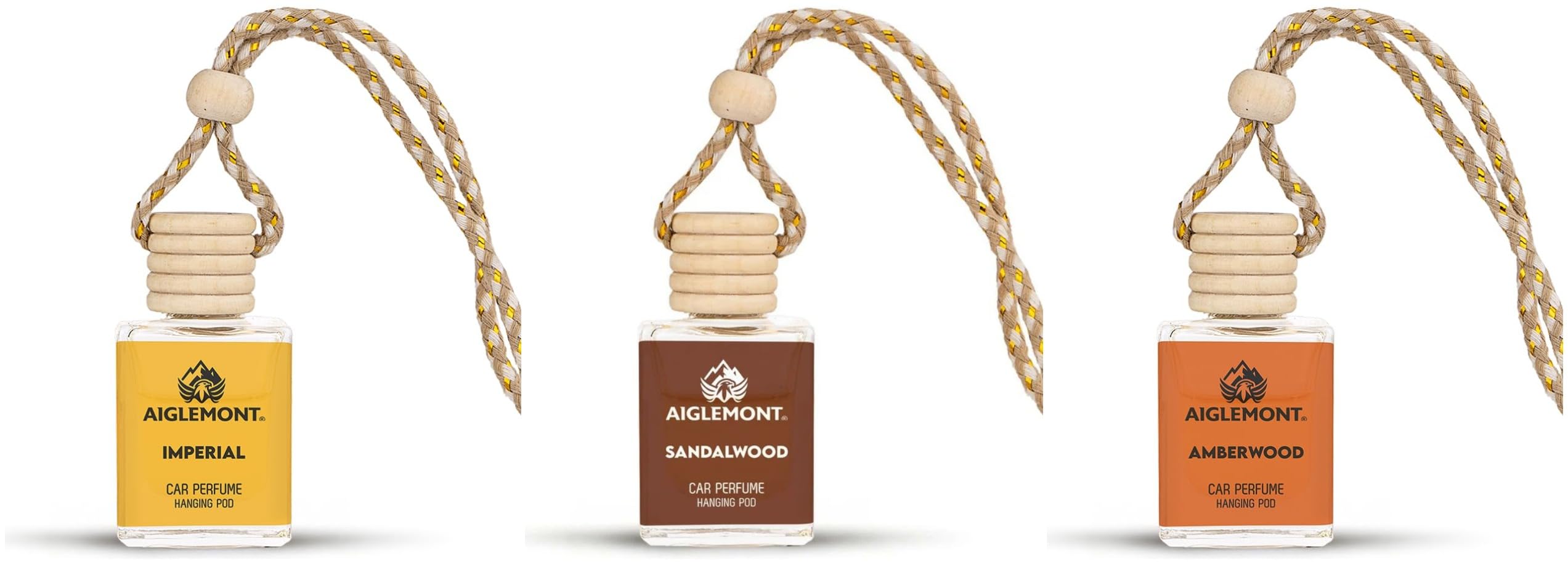 Car Perfumes combos | Imperial, Sandalwood& Amberwood| Combo of 3 | 10 ml Each-image-47