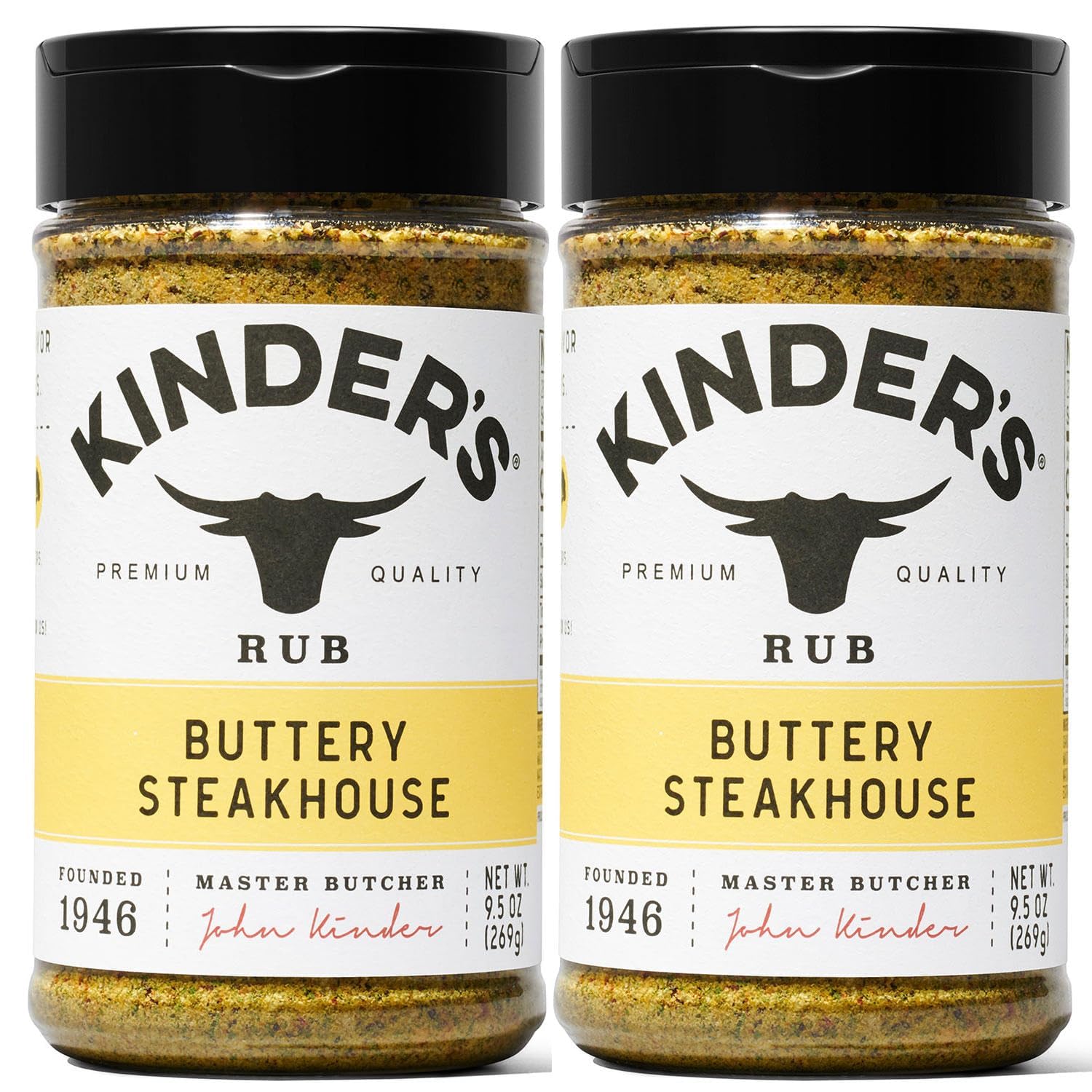Kinde Buttery Steakhouse Seasoning 9.5 oz. (Pack of 2)