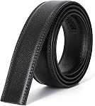 Beltroad Bracelet de ceinture en cuir pour hommes sans boucle Bracelet de courroie en cuir de remplacement seulement 35mm pour 40mm Boucle