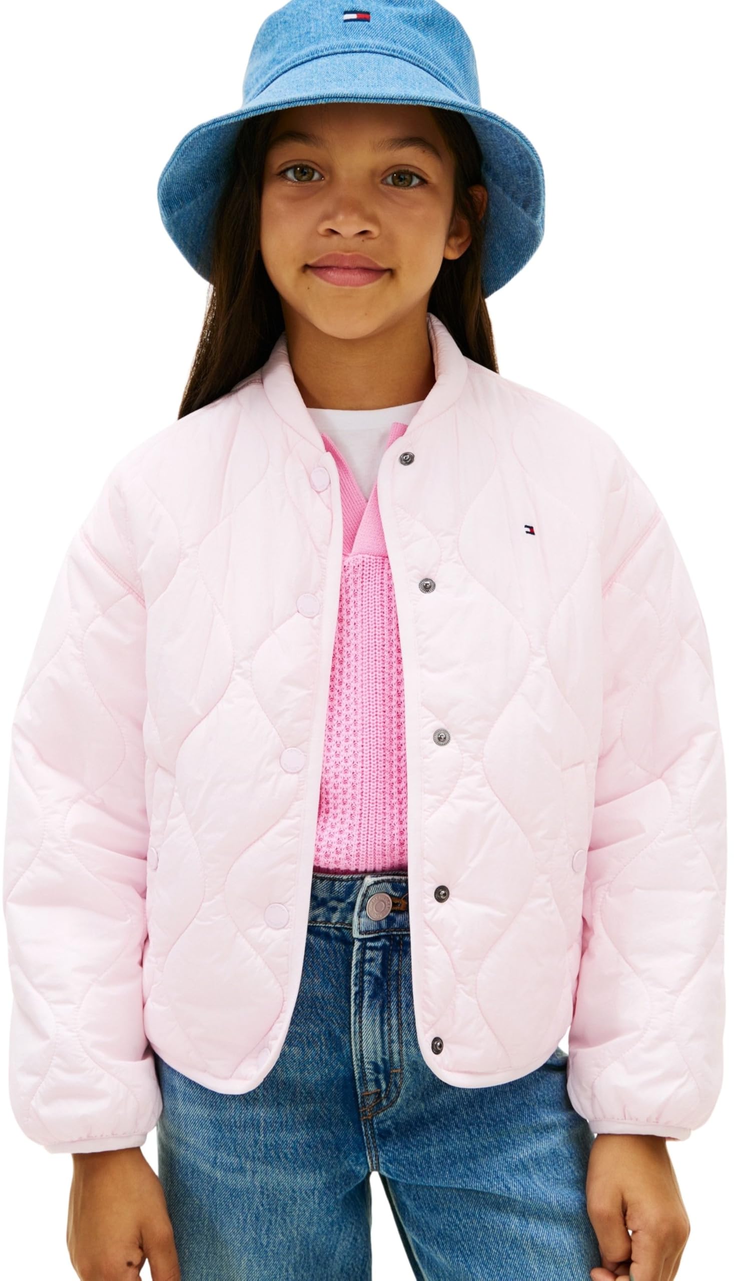 Tommy Hilfiger Mädchen Quilted Jacket Kg0kg09373 Jacken (1er Pack)