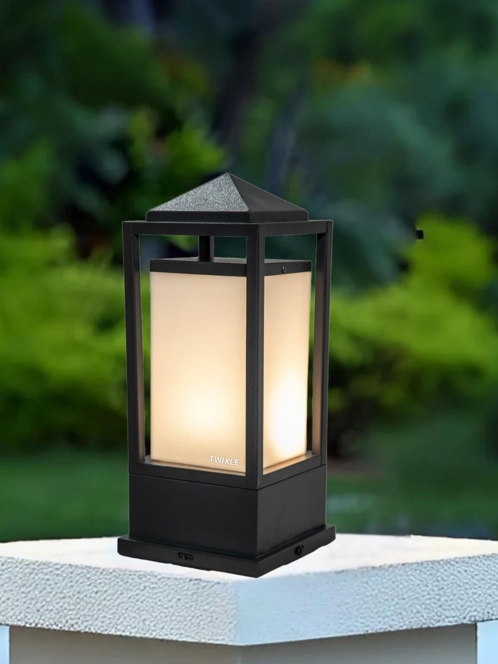 Outdoor Gate Light Energy Efficient Decorative Exterior Fixture for Garden Pillars, Entry Gates, Porch, Patios, Driveway and Fence Posts (Bulb Not Included) (Prince) (Pack of 1)-image-32