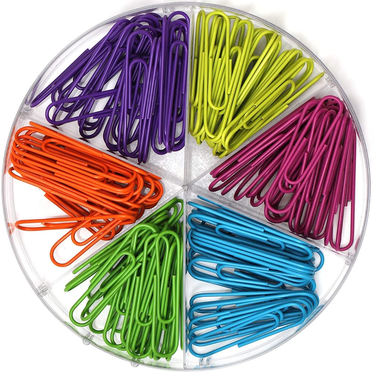 CALCUSO Fournitures de bureau Paquet complet: trombones assortis, gros trombones, boules en caoutchouc, bandes élastiques, punaises,pinces polyvalentes