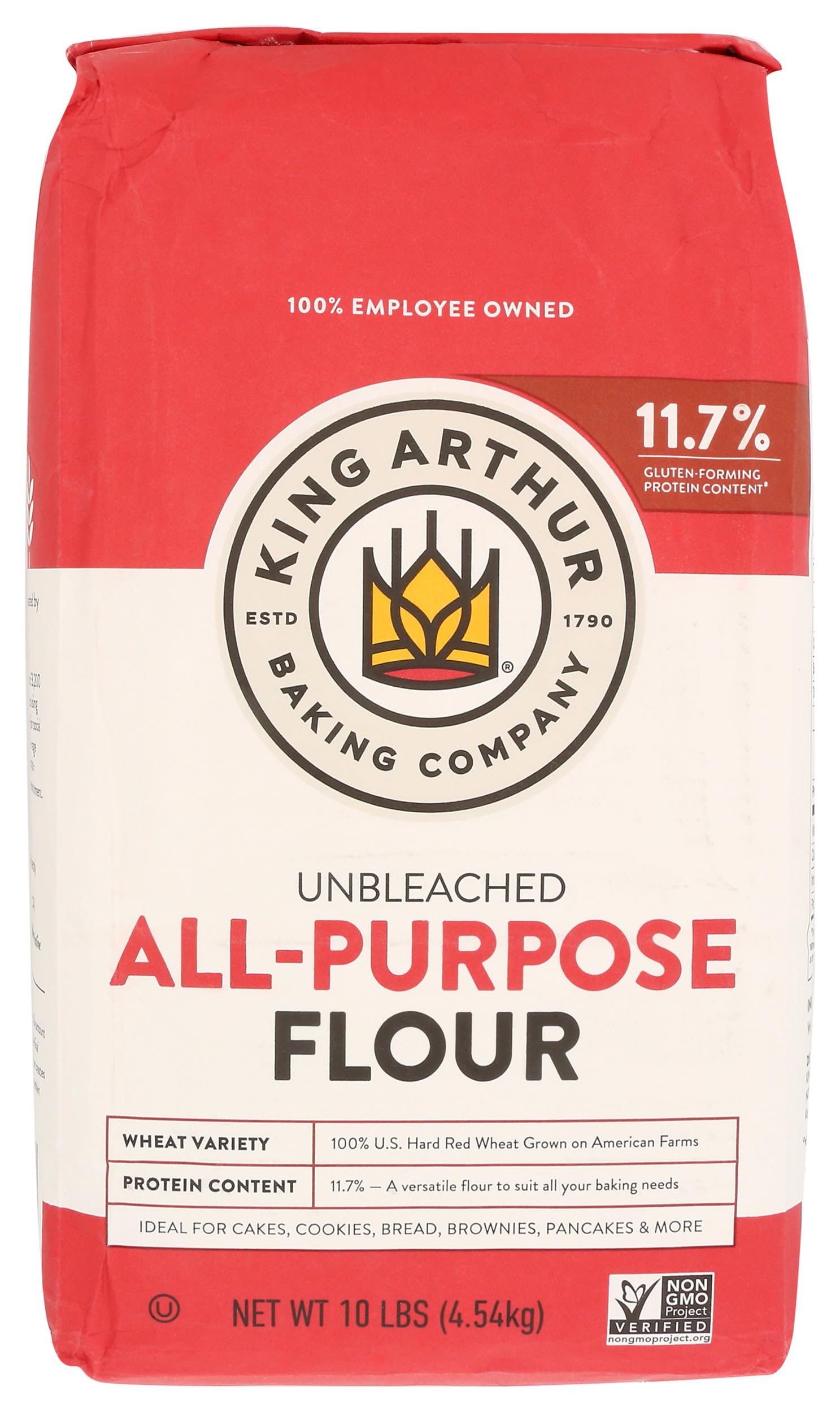 All Purpose Unbleached Flour, Non-GMO Project Verified, Certified Kosher, No Preservatives, 10 Pounds