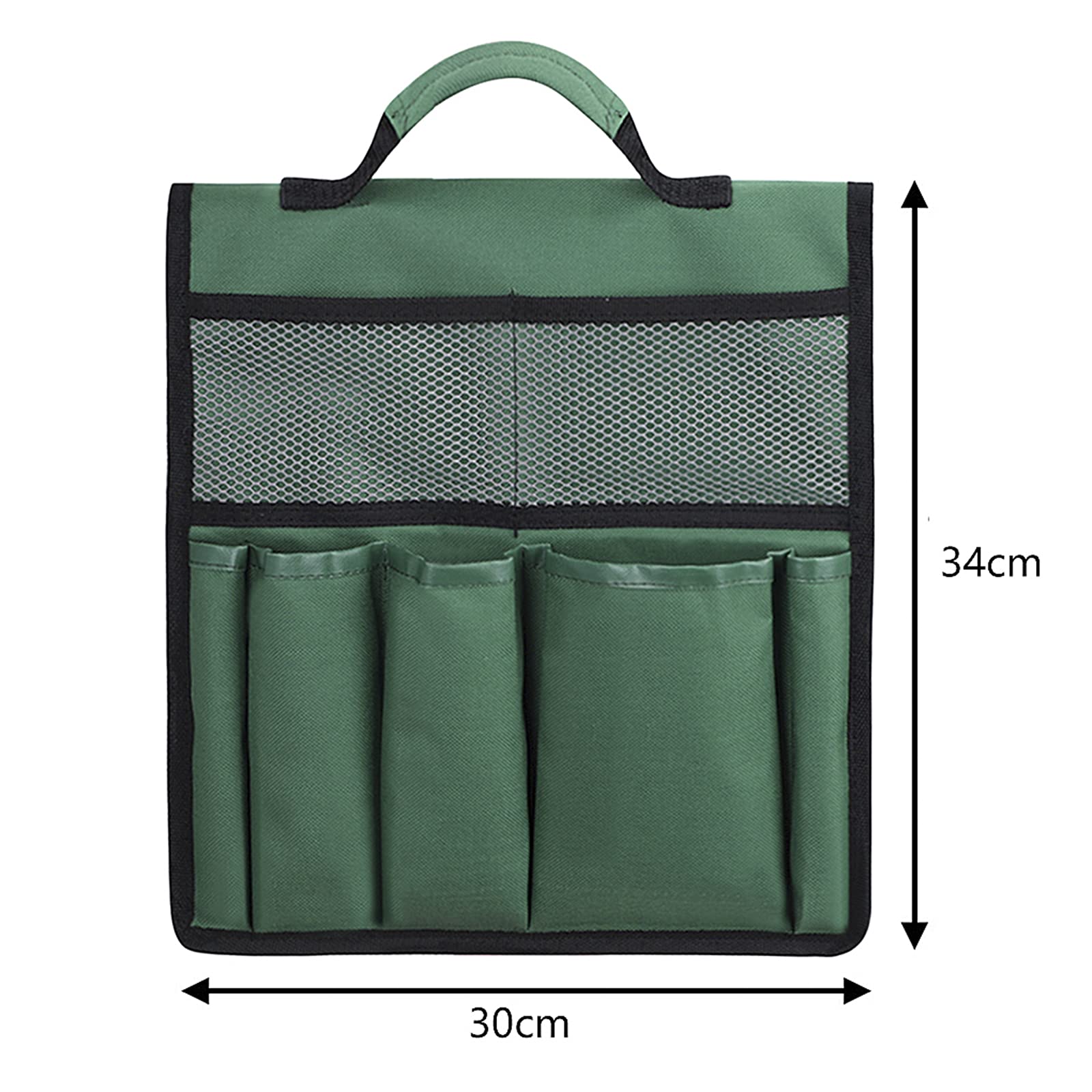 Sac Portable Banc Agenouilloir De Jardin - Organisateur Outils Avec Poche Rangement Pour Tabouret, Bleu/Vert/Jaune/Rouge