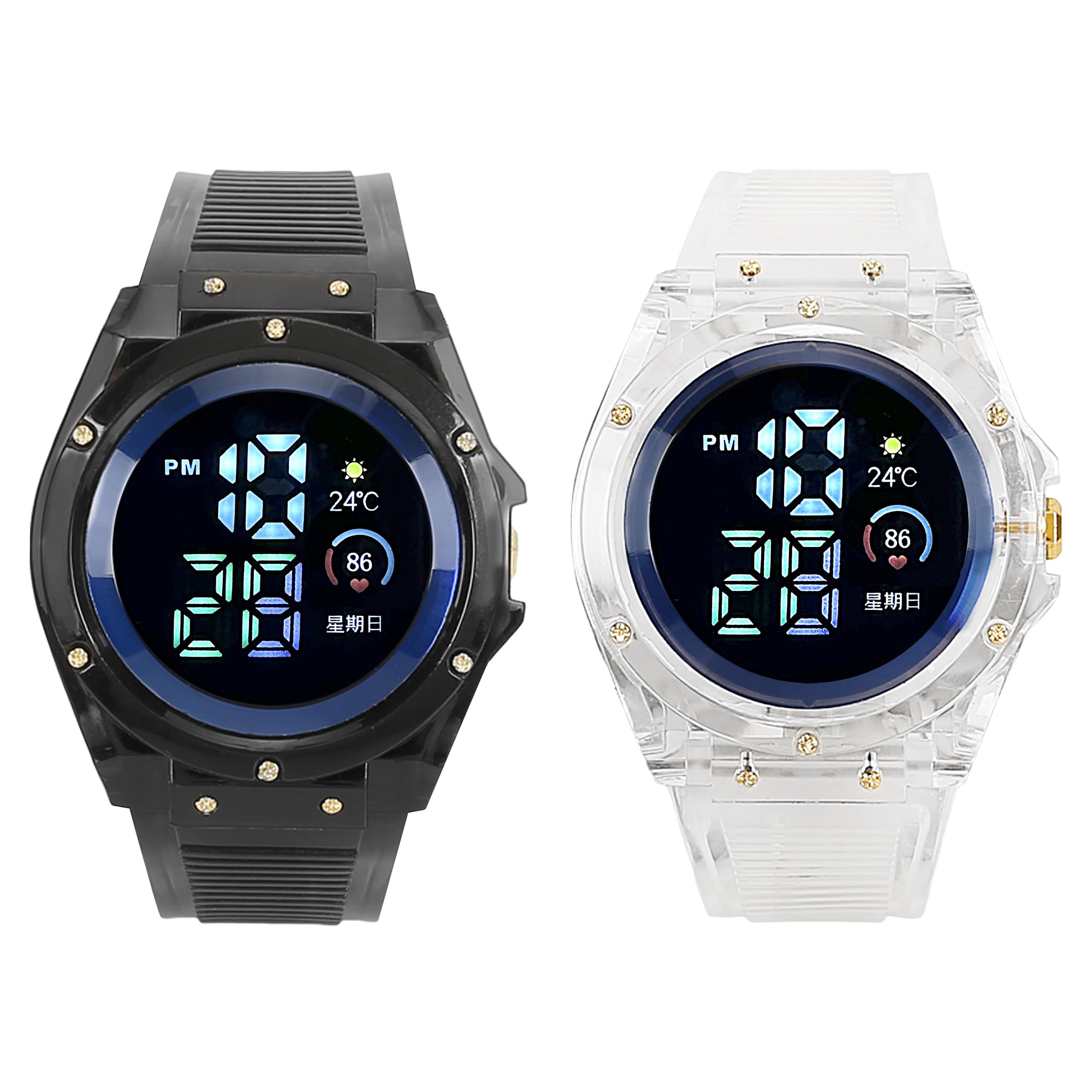 ALNA-TURA Premium Square Dial Analog Watch Combo Pack of 2 Silicon Strap Stylish Designer Watch Black & White for Boys & Mens (B0CCYZF29M) Amazon Price History, Amazon Price Tracker