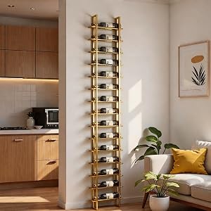 Best Wine Racks for Every Home: Rustic, Modern, and Wall-Mounted Picks HFTUW 15-Bottle Gold Metal Wall-Mounted Wine Rack