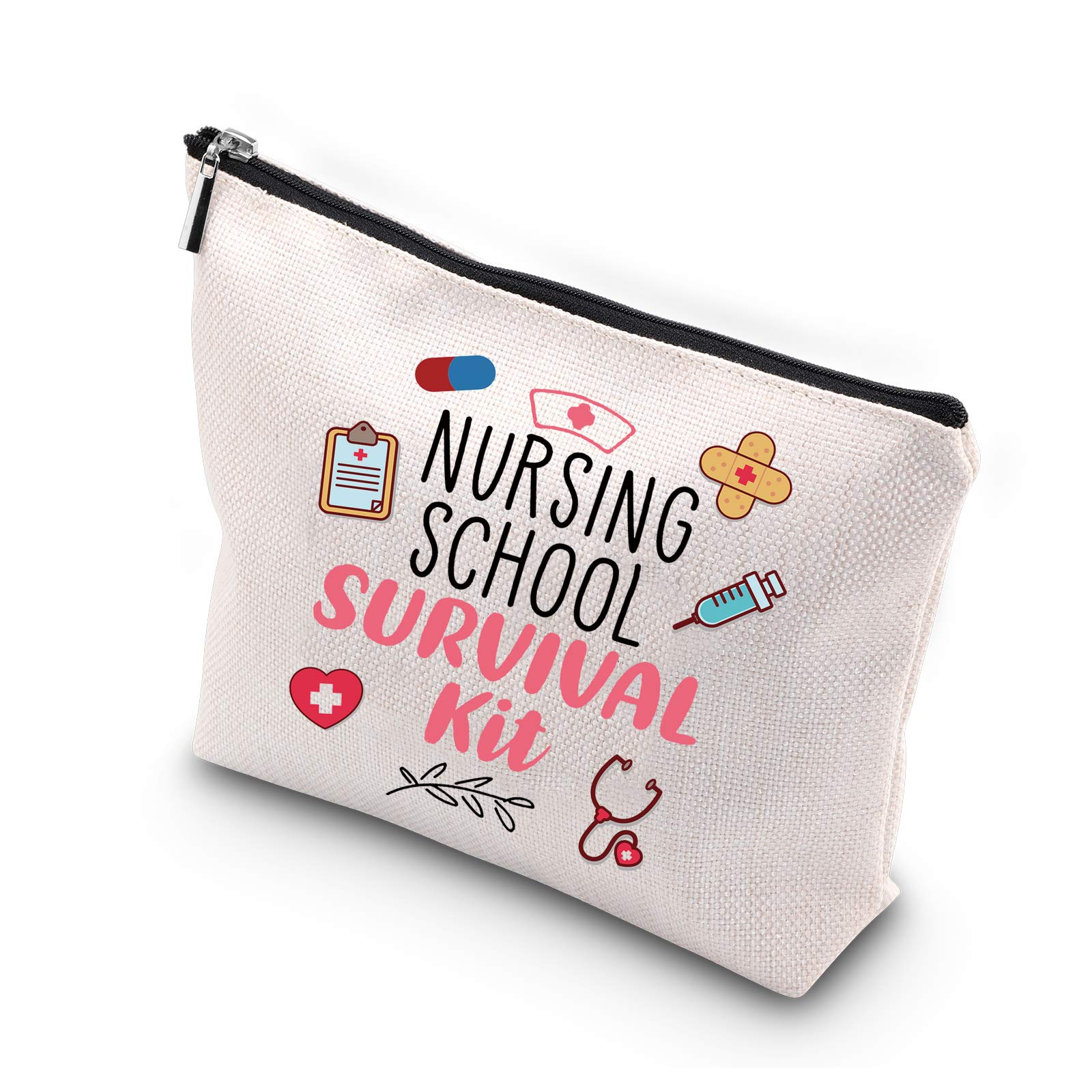 Nurse Gift Nurse Cosmetics Gift Nursing School Survival kit Gift for RN CNA LPV BSN LVP (Nursing School Bag EU)