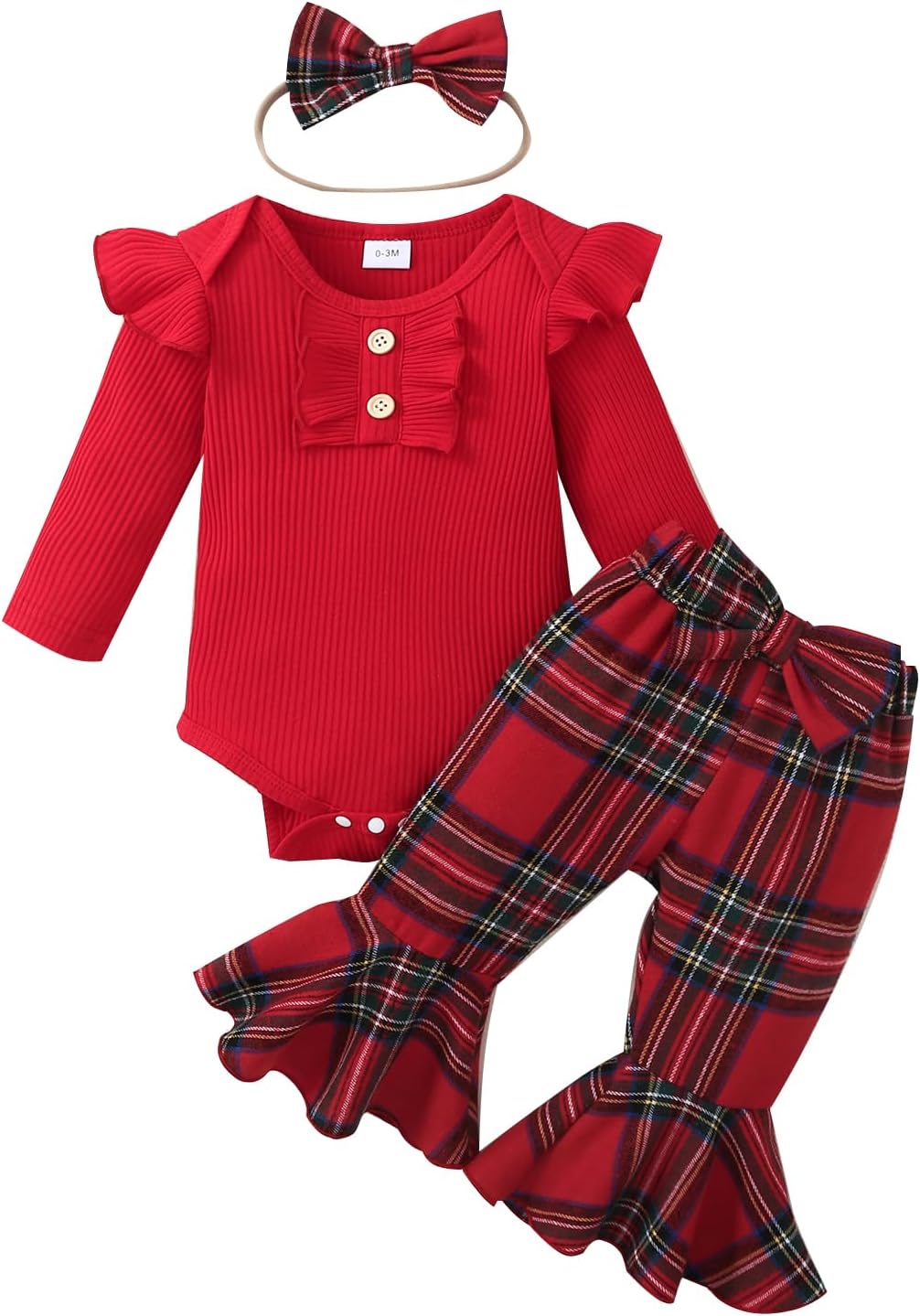3 month christmas outfit Outlet