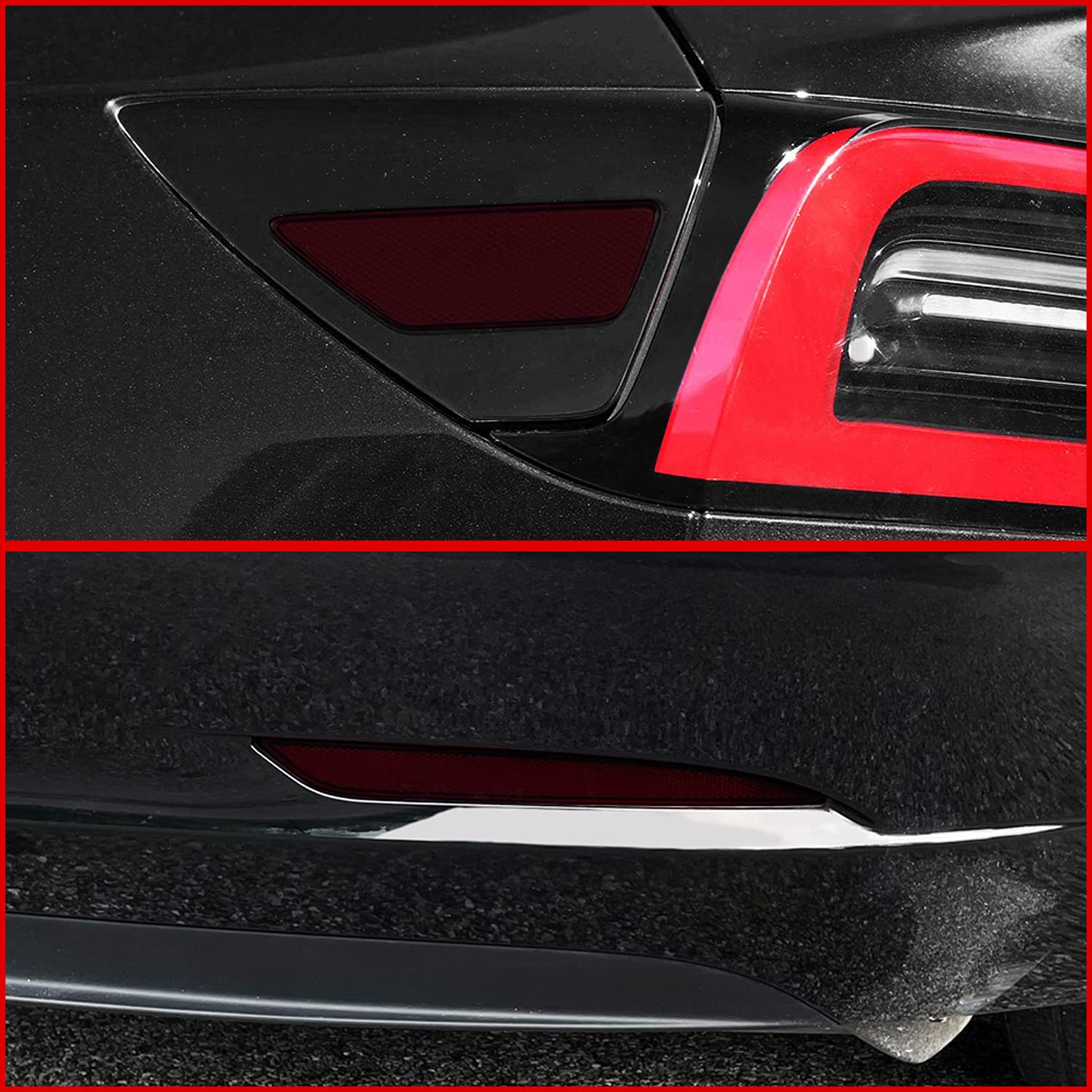 SlickMod PreCut Vinyl Smoke Tint for 2017-2022 Tesla Model 3 Sidemarker & Reflector (4. Sidemarker & Reflector, 20% Dark Smoke)