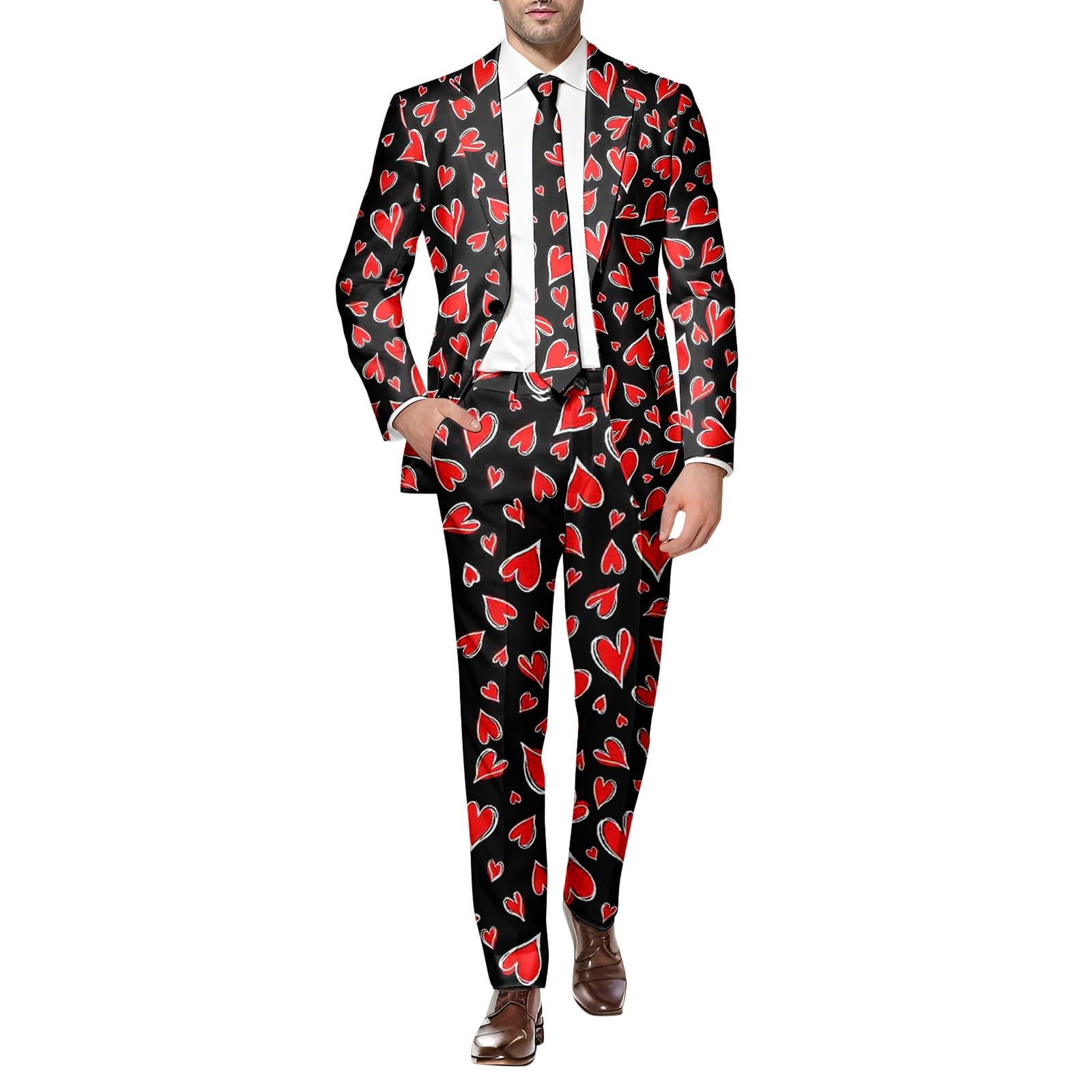 Générique Set di 2 pezzi da uomo in cotone top e pantaloni da jogging sportivi classici leggeri a maniche lunghe relax estate morbido fondo elastico tuta abbinata per il tempo libero A125