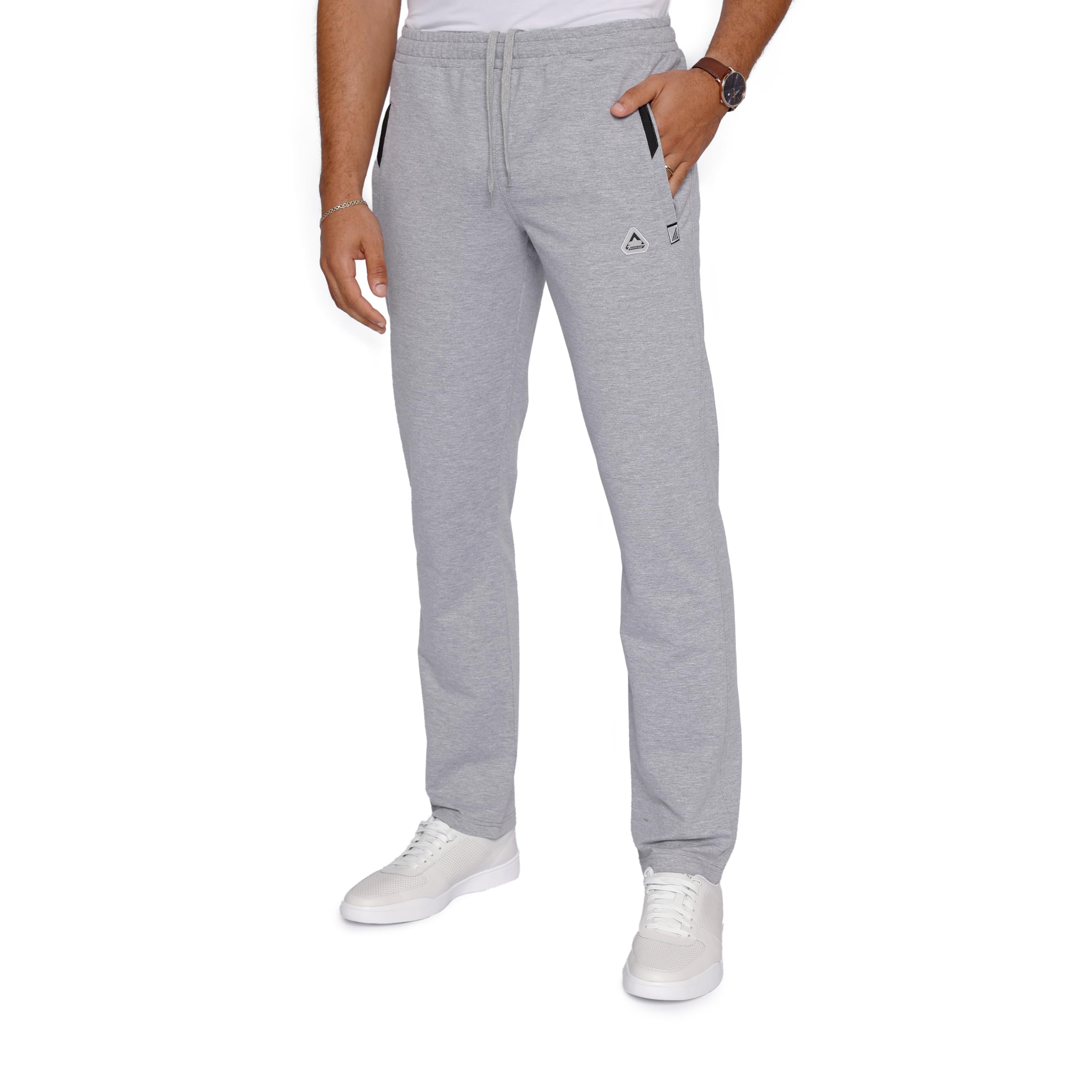 Men's Sweatpants (Avg & Tall) Luxury Fit - Made in Turkey Athletic Sweat Pants for Tall Men with Zipper Pockets