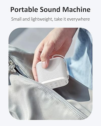 Miniatura 2 de Máquina de sonido portátil de viaje para adultos, sueño de bebé batería recargable y de larga duración, conector para auriculares, 21 sonidos,